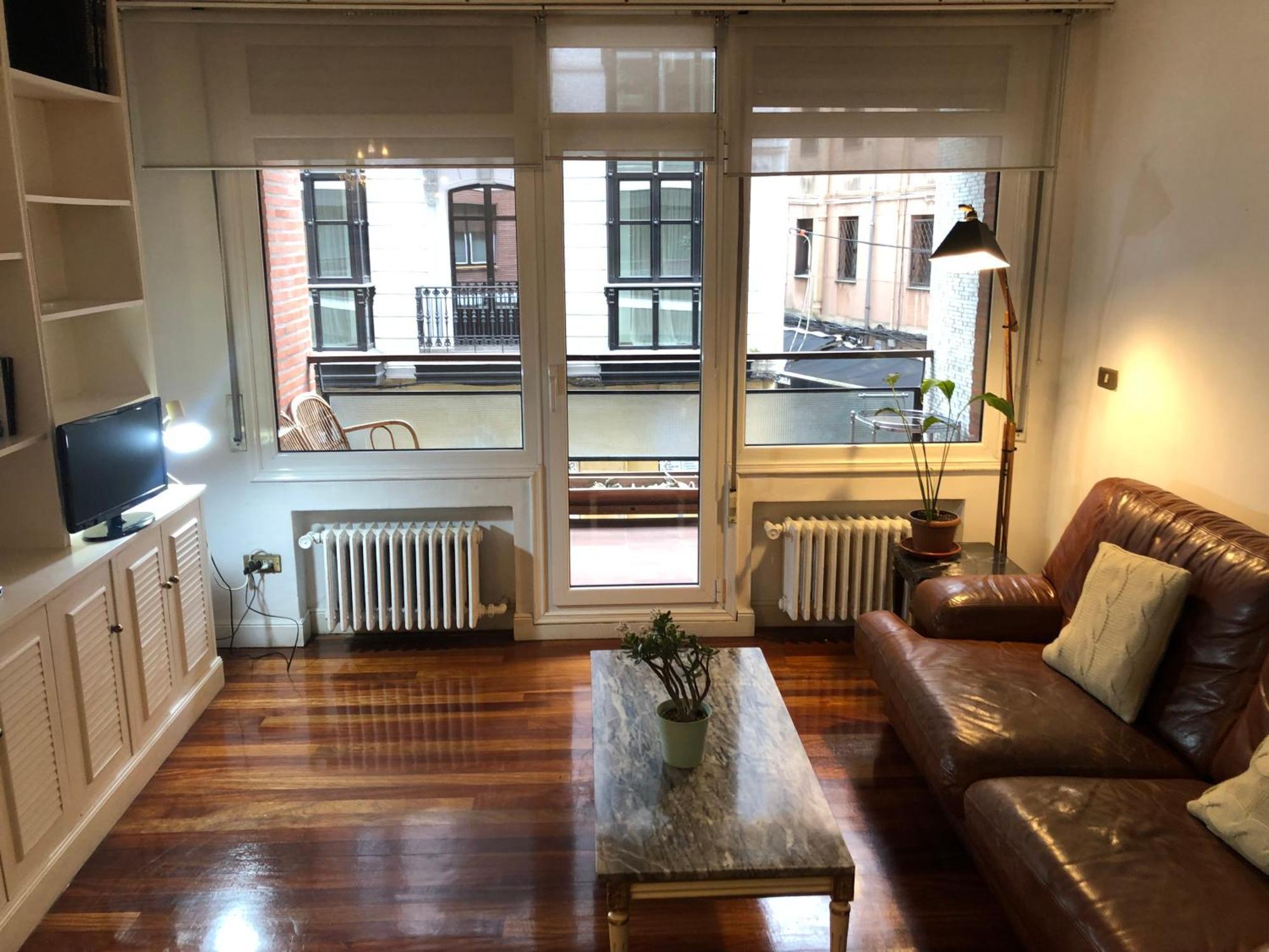 Suite En Apartamento Privado Terraza Centro Bilbao Exterior foto